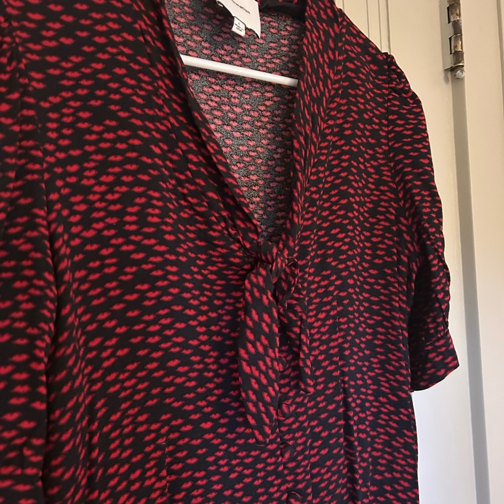 Reformation Patterned Tie Top - Picture 5 of 10